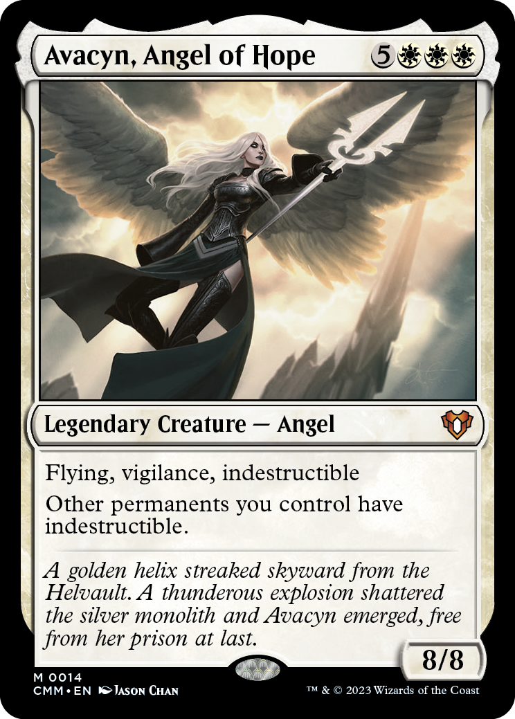 Avacyn, Angel of Hope [Commander Masters] | Gate City Games LLC