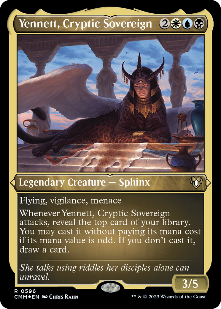 Yennett, Cryptic Sovereign (Foil Etched) [Commander Masters] | Gate City Games LLC