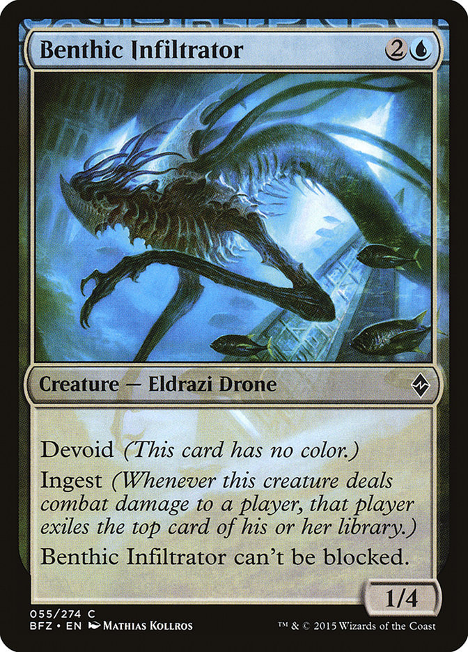 Benthic Infiltrator [Battle for Zendikar] | Gate City Games LLC