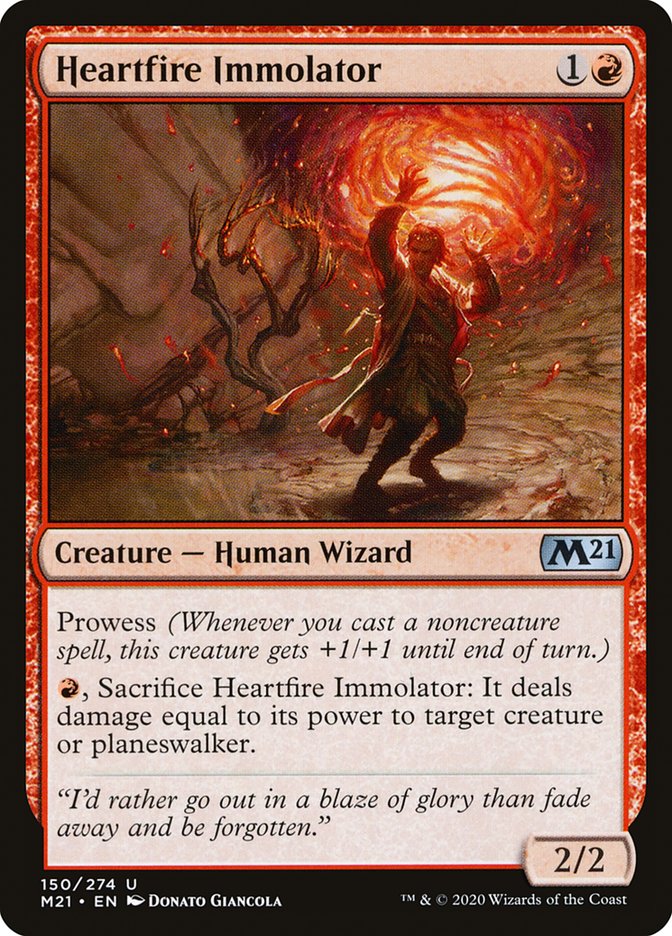 Heartfire Immolator [Core Set 2021] | Gate City Games LLC
