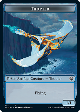 Pegasus // Thopter Double-Sided Token [Starter Commander Decks] | Gate City Games LLC