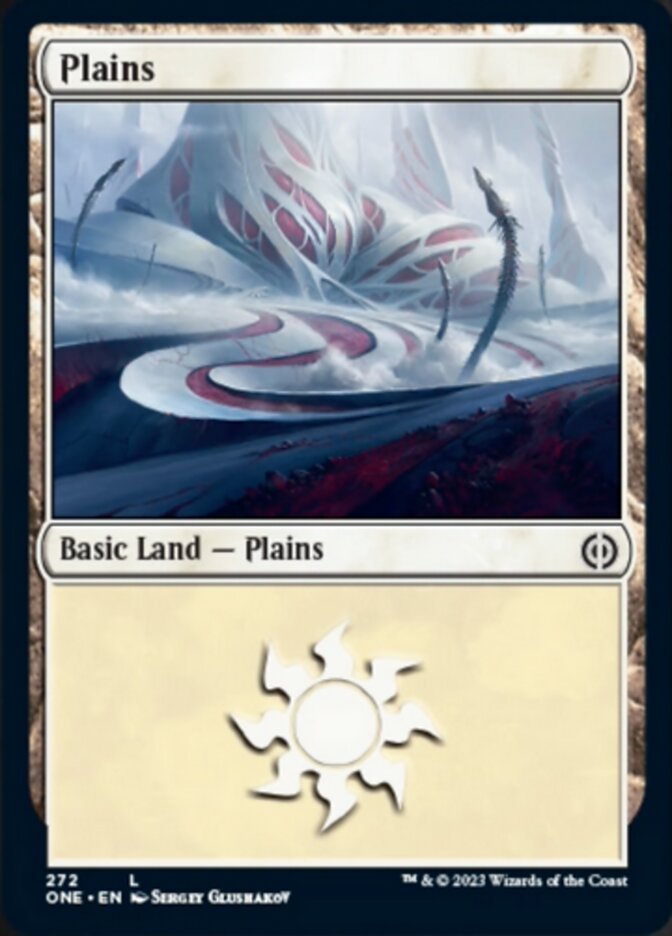 Plains (272) [Phyrexia: All Will Be One] | Gate City Games LLC