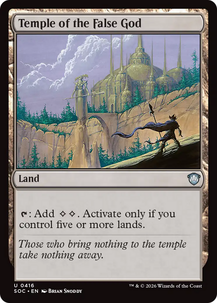 Temple of the False God [Secrets of Strixhaven Commander] | Gate City Games LLC
