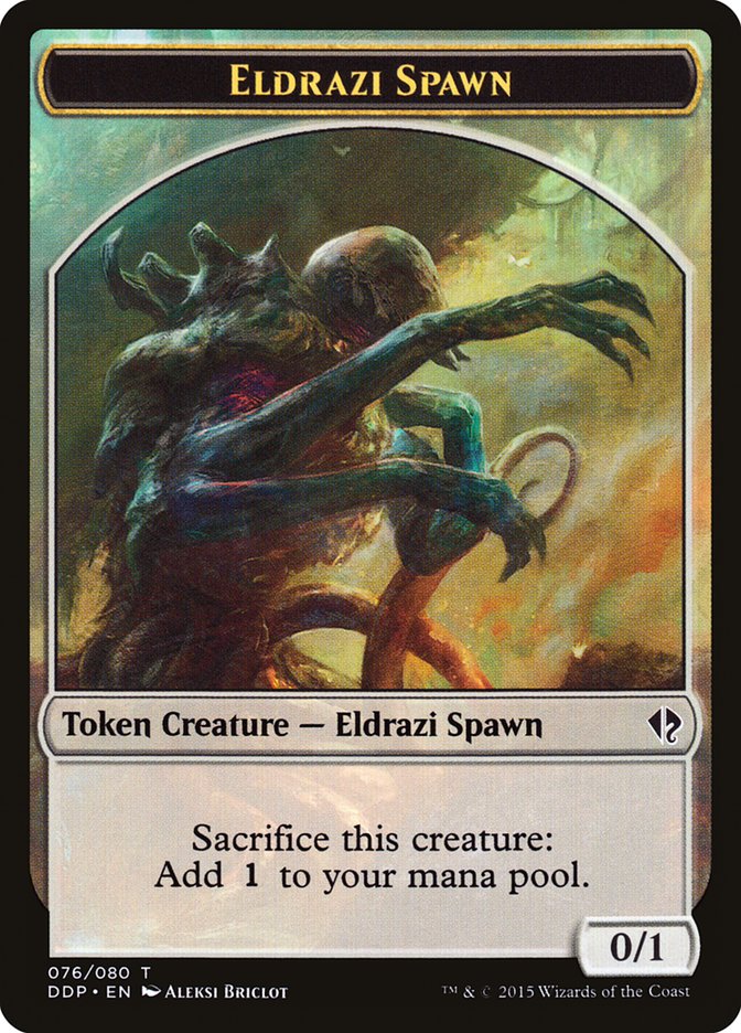 Eldrazi Spawn Token (076/080) [Duel Decks: Zendikar vs. Eldrazi] | Gate City Games LLC