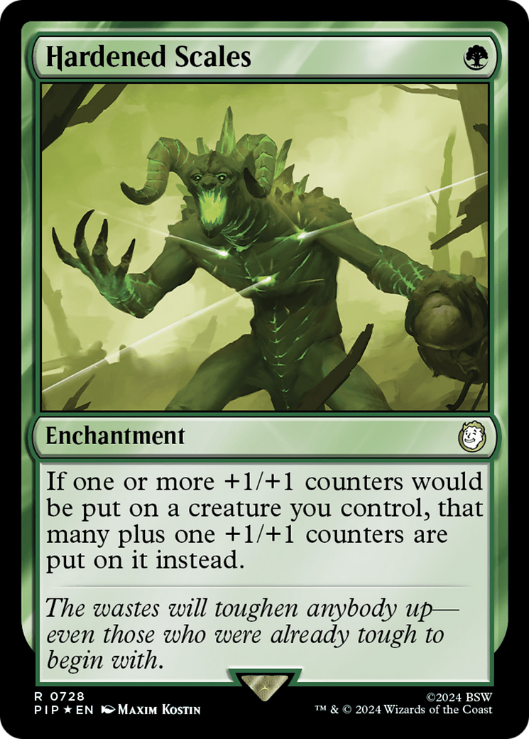 Hardened Scales (Surge Foil) [Fallout] | Gate City Games LLC