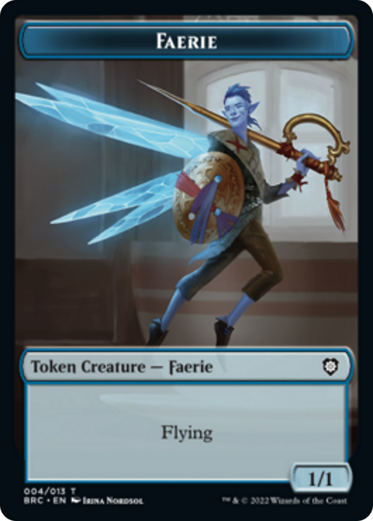 Faerie // Powerstone Double-Sided Token [The Brothers' War Commander Tokens] | Gate City Games LLC