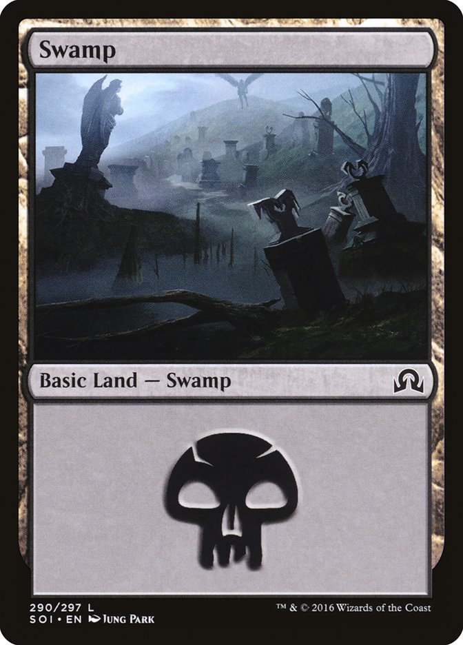 Swamp (290) [Shadows over Innistrad] | Gate City Games LLC