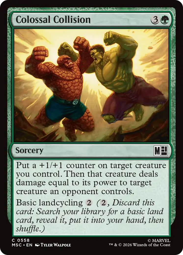 Colossal Collision [Marvel Super Heroes Commander] | Gate City Games LLC