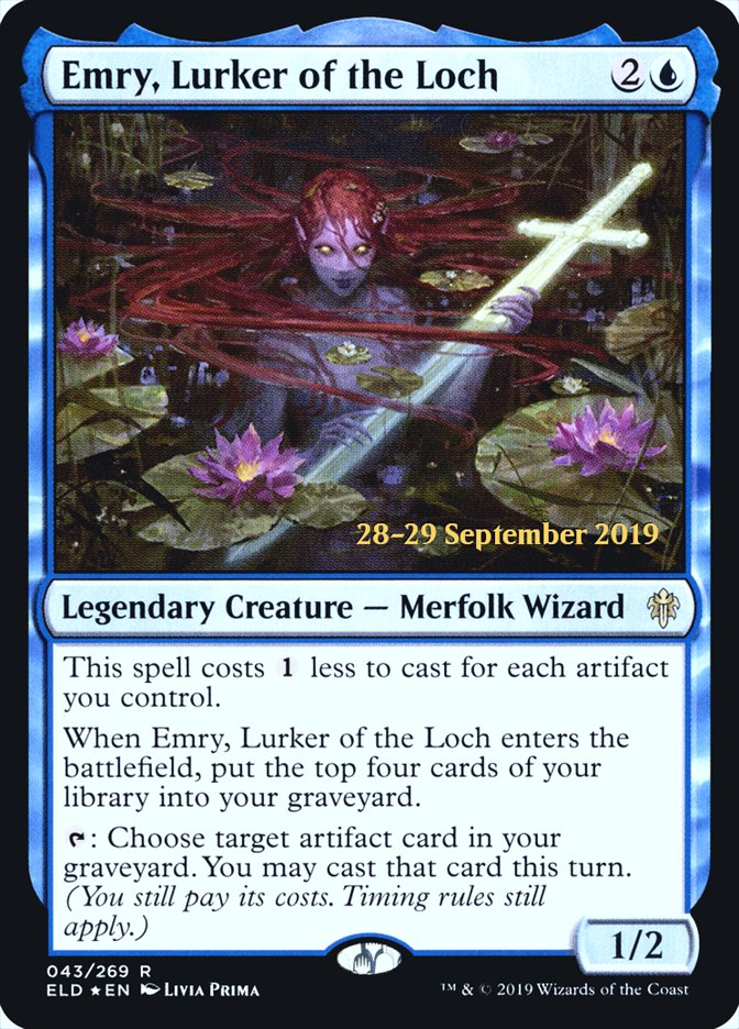 Emry, Lurker of the Loch [Throne of Eldraine Prerelease Promos] | Gate City Games LLC