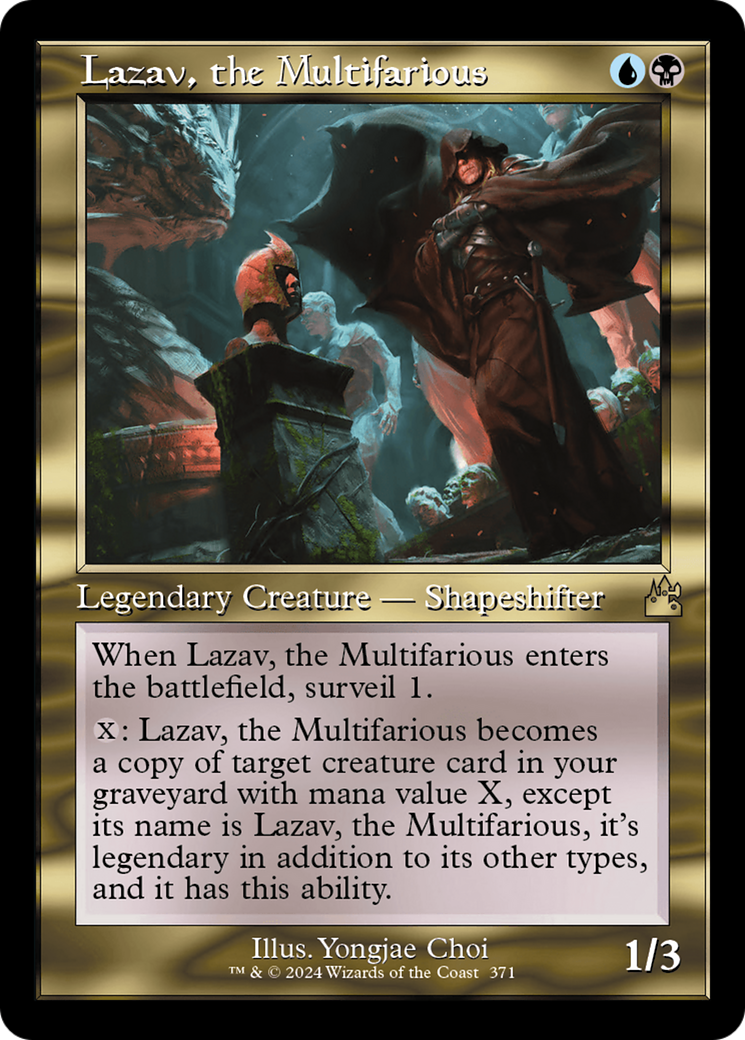 Lazav, the Multifarious (Retro Frame) [Ravnica Remastered] | Gate City Games LLC