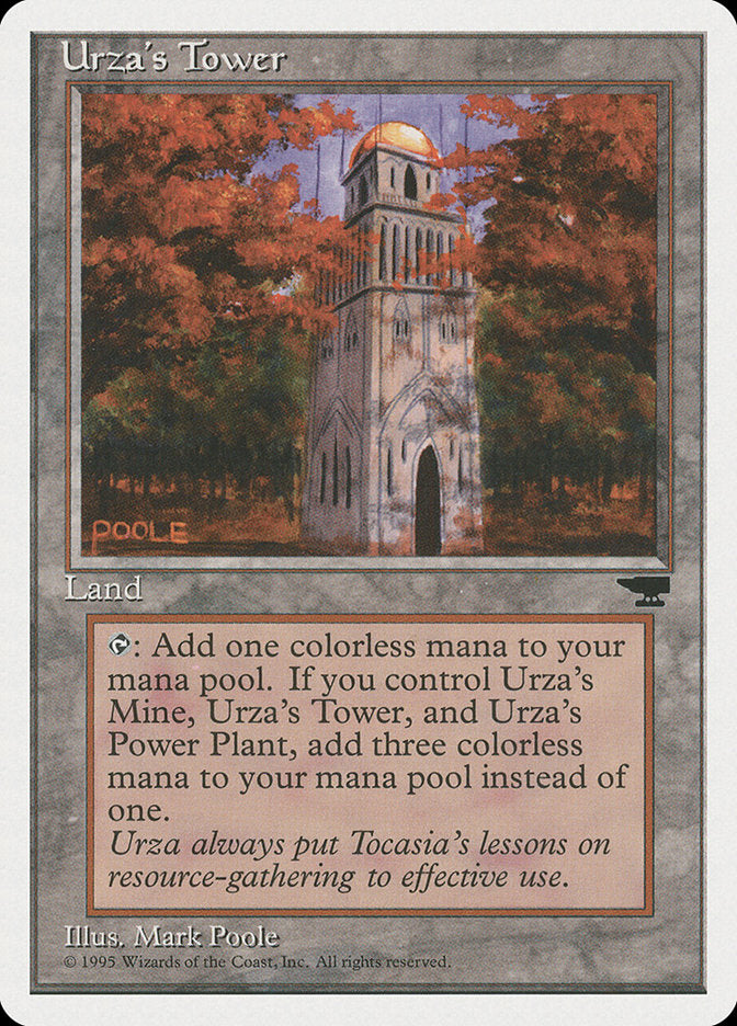 Urza's Tower (Autumn Leaves) [Chronicles] | Gate City Games LLC