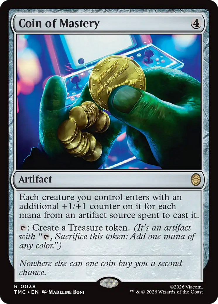 Coin of Mastery [Teenage Mutant Ninja Turtles Commander] | Gate City Games LLC