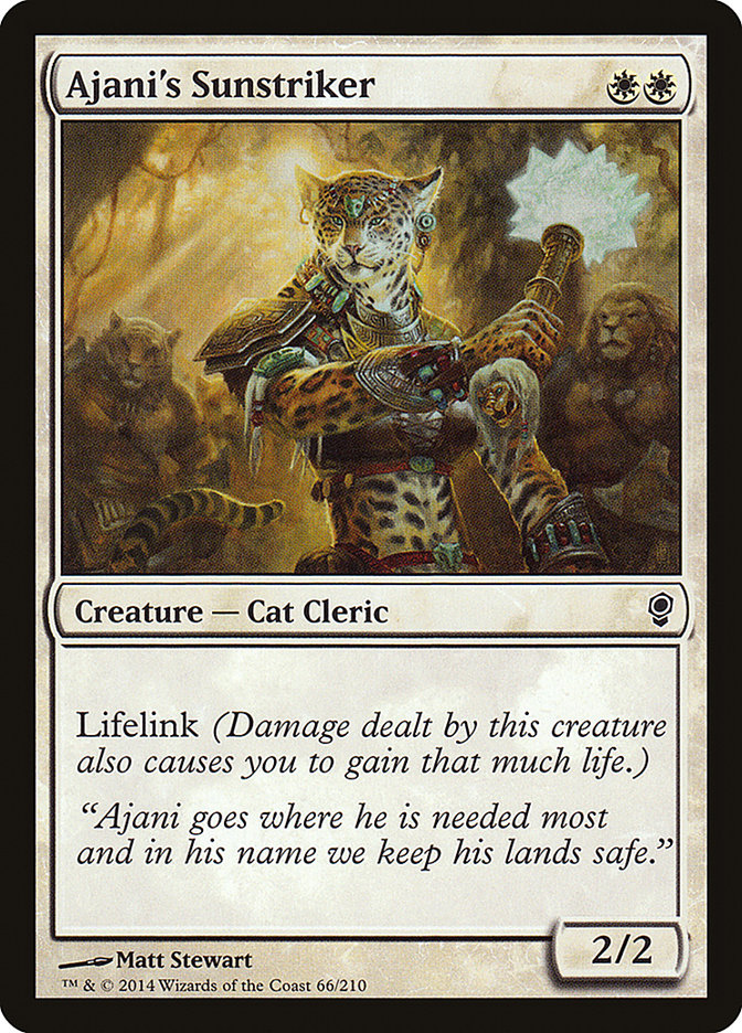 Ajani's Sunstriker [Conspiracy] | Gate City Games LLC