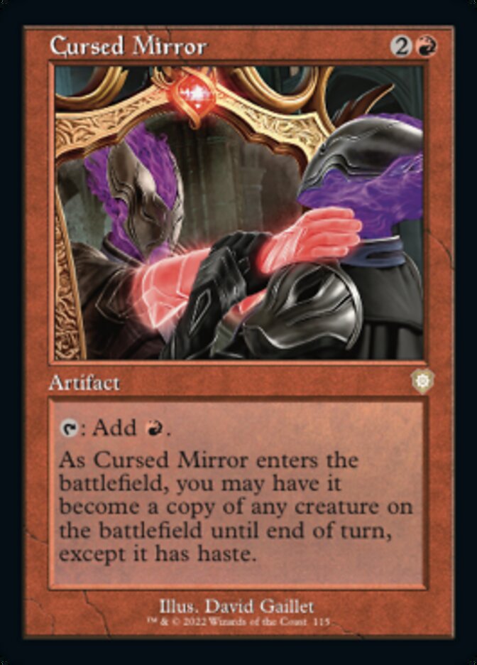 Cursed Mirror (Retro) [The Brothers' War Commander] | Gate City Games LLC