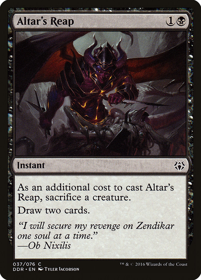 Altar's Reap [Duel Decks: Nissa vs. Ob Nixilis] | Gate City Games LLC