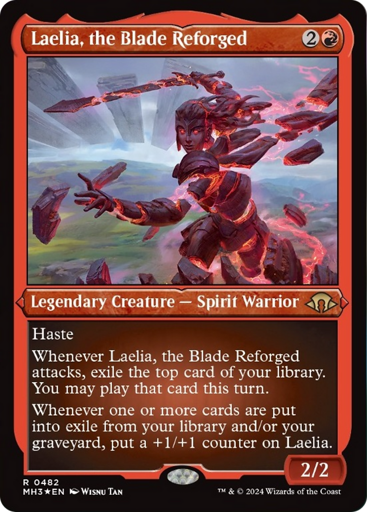 Laelia, the Blade Reforged (Foil Etched) [Modern Horizons 3] | Gate City Games LLC