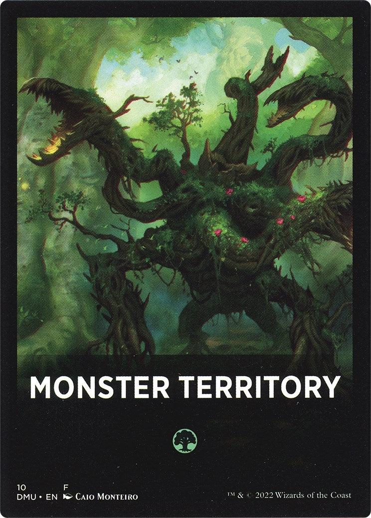 Monster Territory Theme Card [Dominaria United Tokens] | Gate City Games LLC