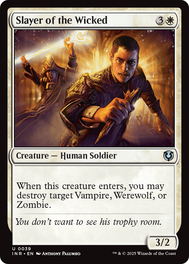 Slayer of the Wicked [Innistrad Remastered] | Gate City Games LLC