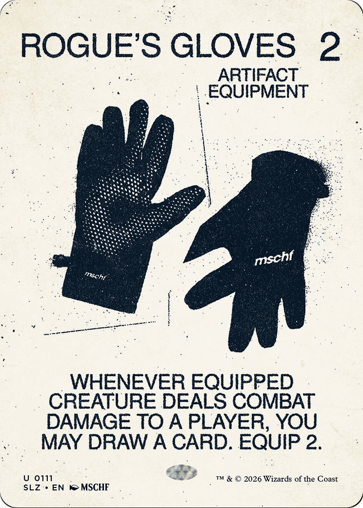 Rogue's Gloves (0111) [Secret Lair x MSCHF: The Zeta Set] | Gate City Games LLC