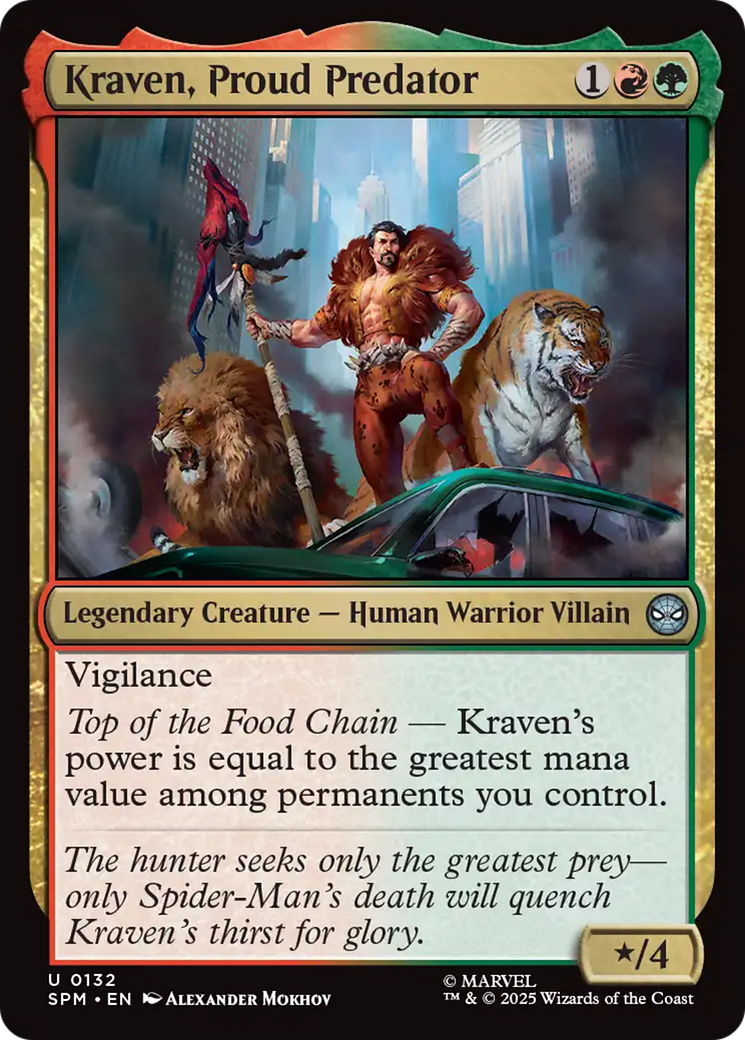 Kraven, Proud Predator [Marvel's Spider-Man] | Gate City Games LLC