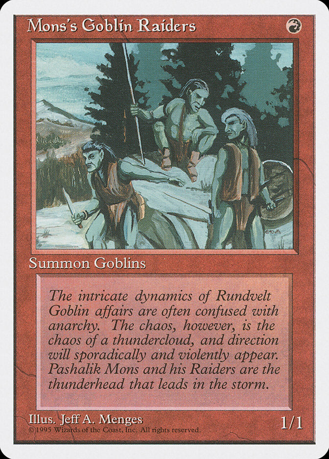 Mons's Goblin Raiders [Fourth Edition] | Gate City Games LLC