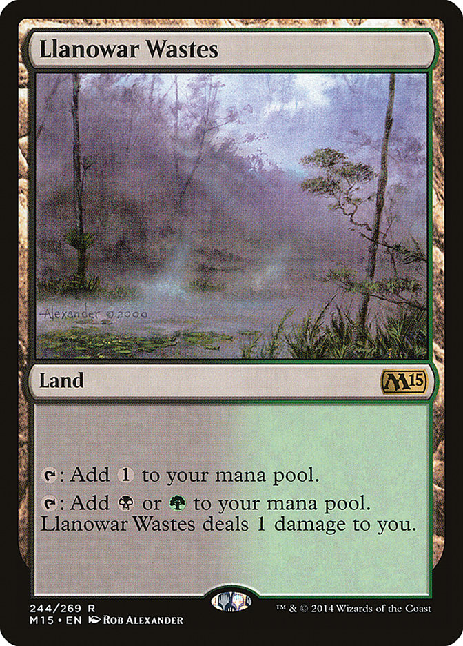 Llanowar Wastes [Magic 2015] | Gate City Games LLC