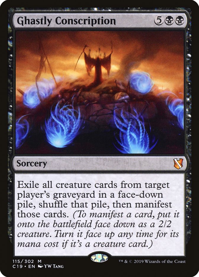 Ghastly Conscription [Commander 2019] | Gate City Games LLC