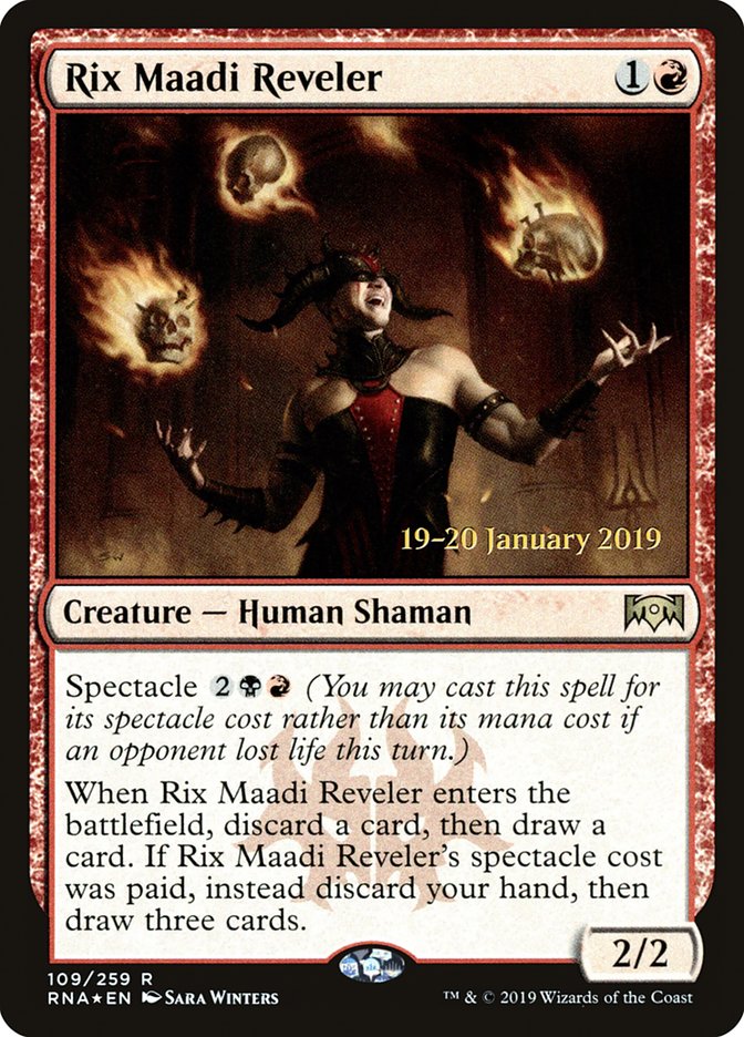 Rix Maadi Reveler [Ravnica Allegiance Prerelease Promos] | Gate City Games LLC