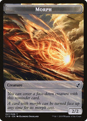 Saproling // Morph Double-Sided Token [Commander 2019 Tokens] | Gate City Games LLC