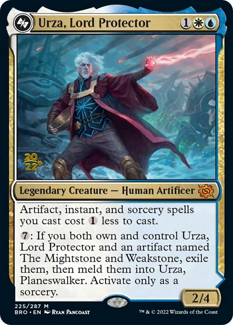 Urza, Lord Protector [The Brothers' War Prerelease Promos] | Gate City Games LLC