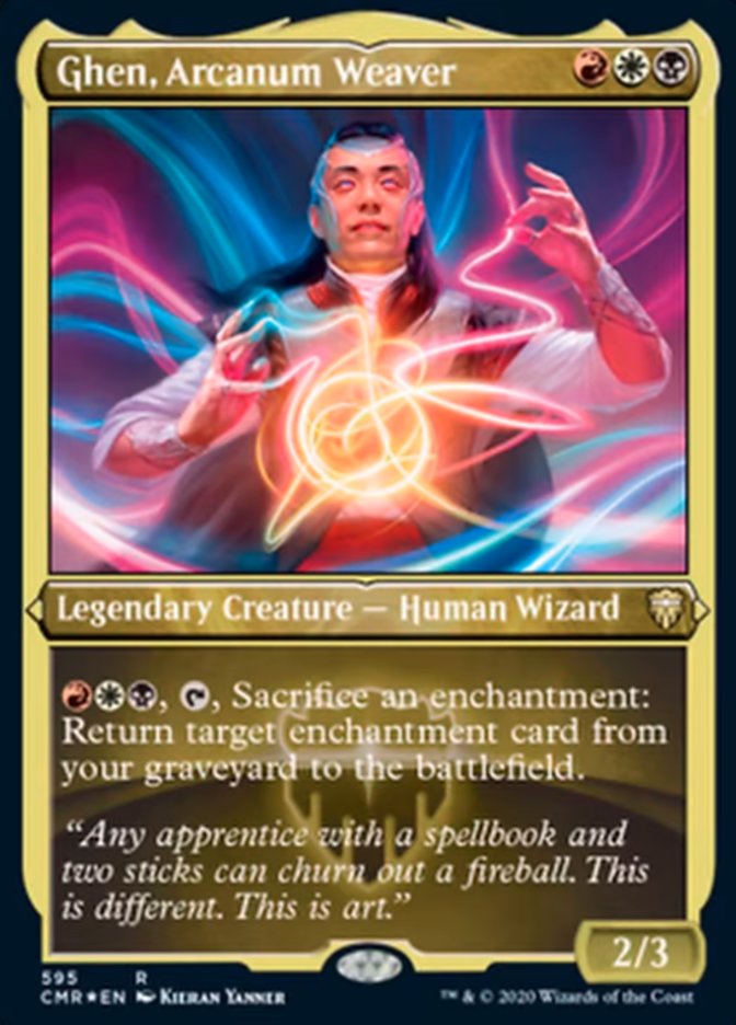 Ghen, Arcanum Weaver (Etched) [Commander Legends] | Gate City Games LLC