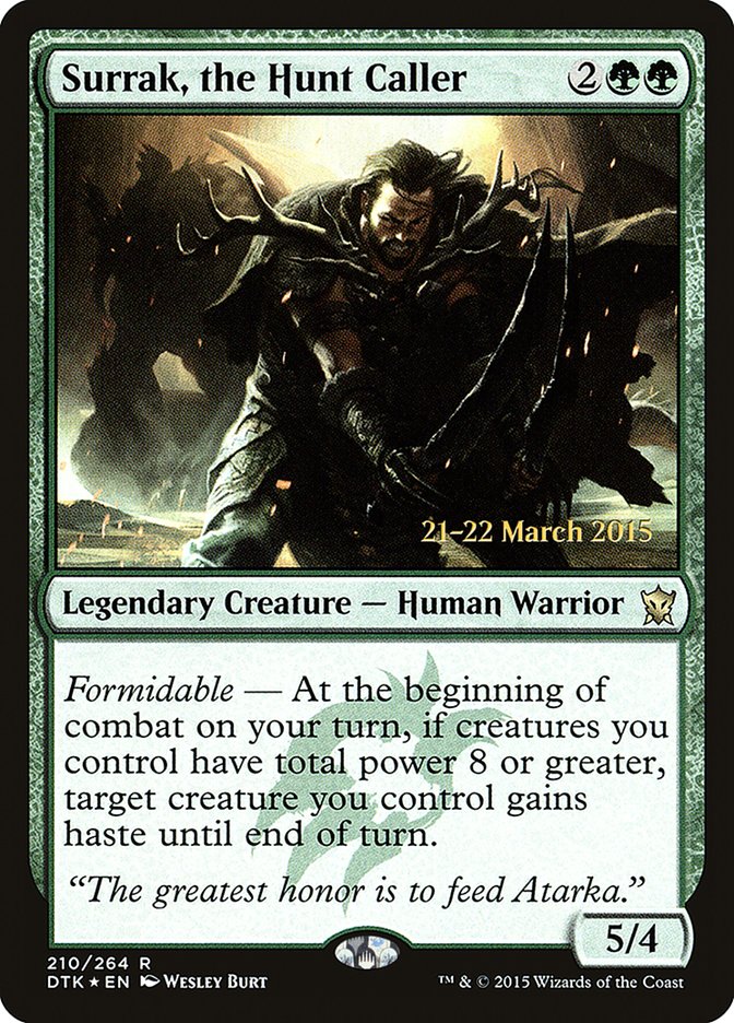 Surrak, the Hunt Caller [Dragons of Tarkir Prerelease Promos] | Gate City Games LLC