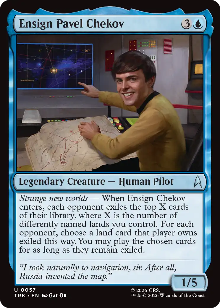 Ensign Pavel Chekov [Star Trek] | Gate City Games LLC