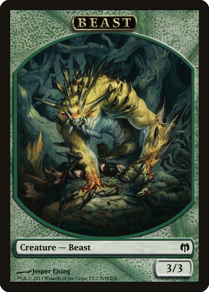 Beast Token [Duel Decks: Heroes vs. Monsters Tokens] | Gate City Games LLC