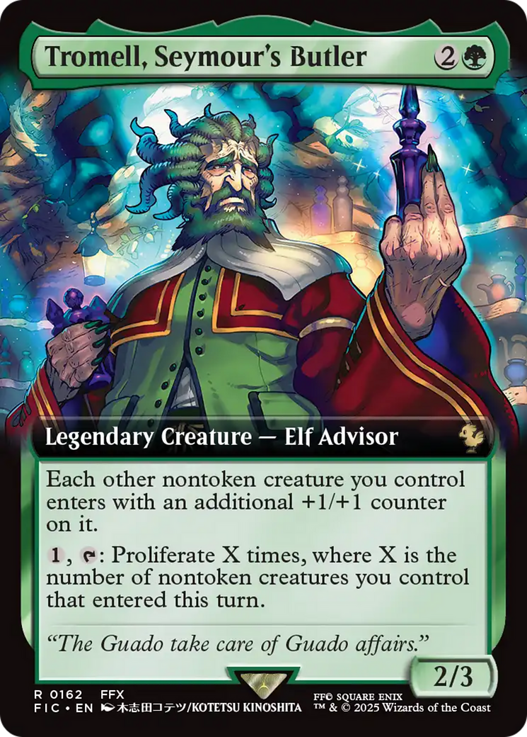 Tromell, Seymour's Butler (Extended Art) [FINAL FANTASY Commander] | Gate City Games LLC
