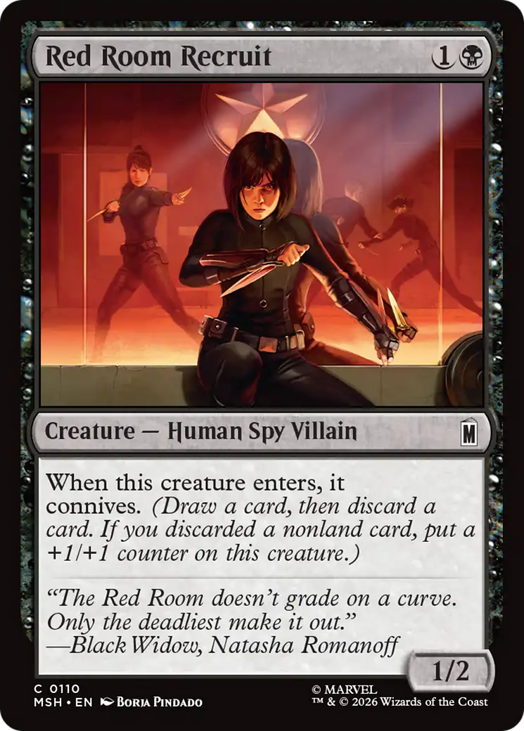 Red Room Recruit [Marvel Super Heroes] | Gate City Games LLC