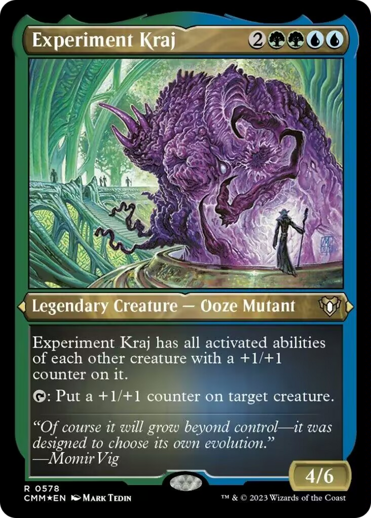 Experiment Kraj (Foil Etched) [Commander Masters] | Gate City Games LLC