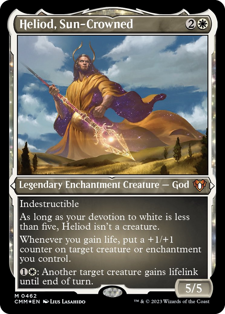 Heliod, Sun-Crowned (Foil Etched) [Commander Masters] | Gate City Games LLC