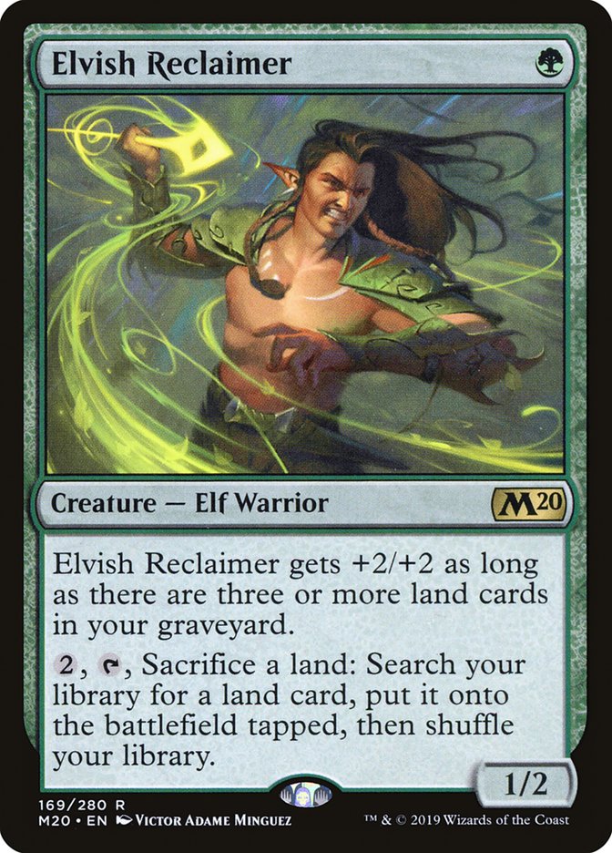 Elvish Reclaimer [Core Set 2020] | Gate City Games LLC