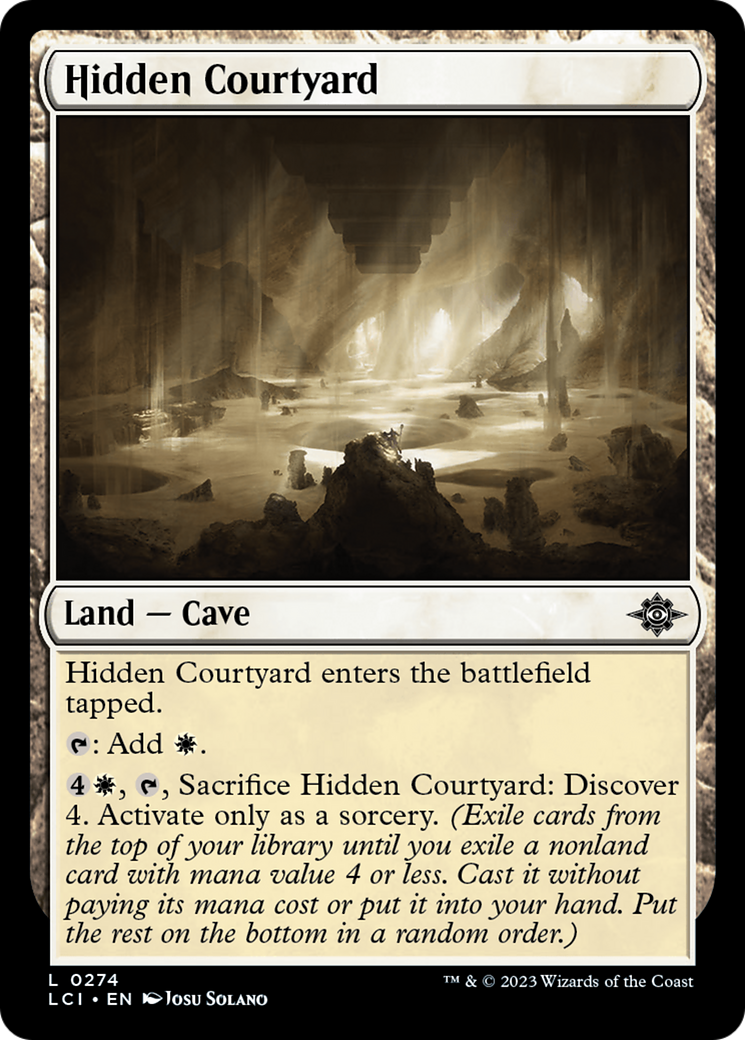 Hidden Courtyard [The Lost Caverns of Ixalan] | Gate City Games LLC