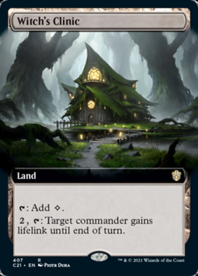 Witch's Clinic (Extended Art) [Commander 2021] | Gate City Games LLC
