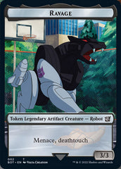 Powerstone // Ravage Double-Sided Token [The Brothers' War Tokens] | Gate City Games LLC