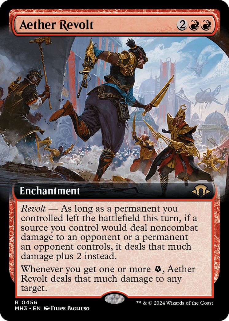 Aether Revolt (Extended Art) [Modern Horizons 3] | Gate City Games LLC