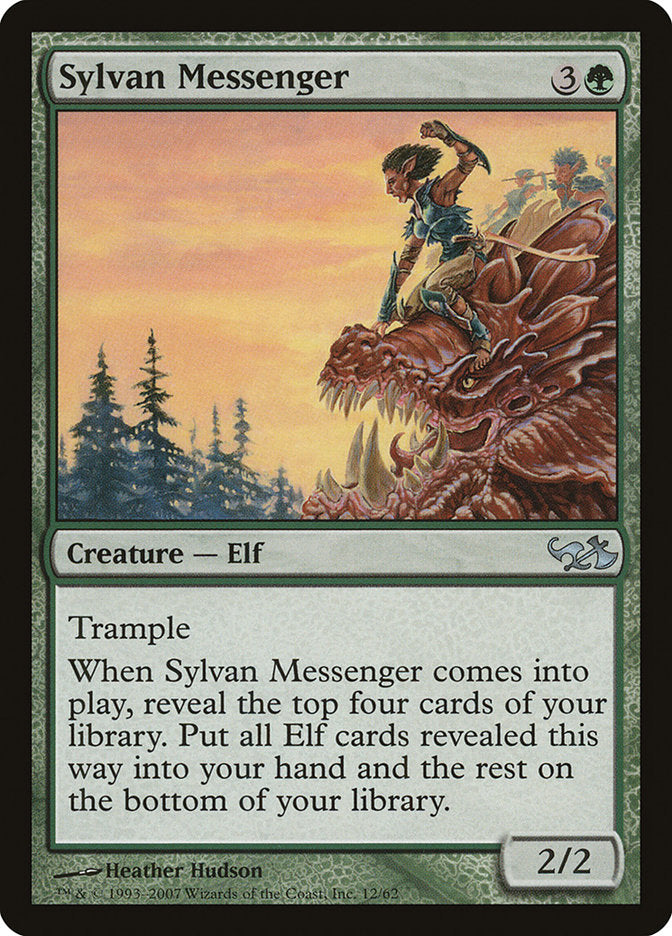 Sylvan Messenger [Duel Decks: Elves vs. Goblins] | Gate City Games LLC