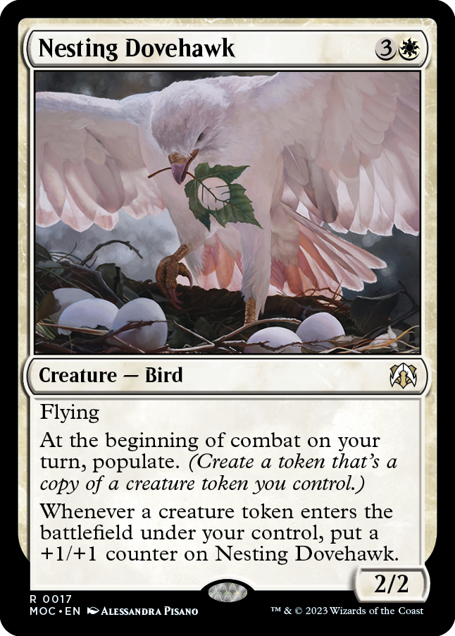 Nesting Dovehawk [March of the Machine Commander] | Gate City Games LLC