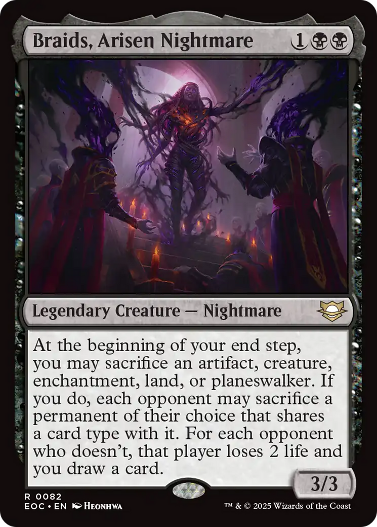 Braids, Arisen Nightmare [Edge of Eternities Commander] | Gate City Games LLC