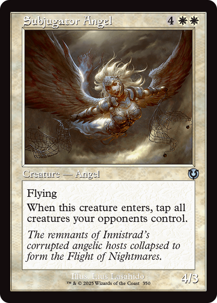 Subjugator Angel (Retro Frame) [Innistrad Remastered] | Gate City Games LLC