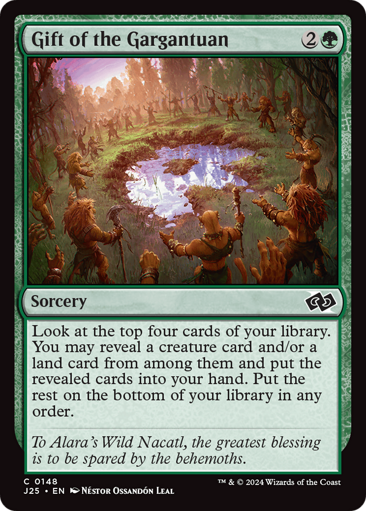 Gift of the Gargantuan [Foundations Jumpstart] | Gate City Games LLC