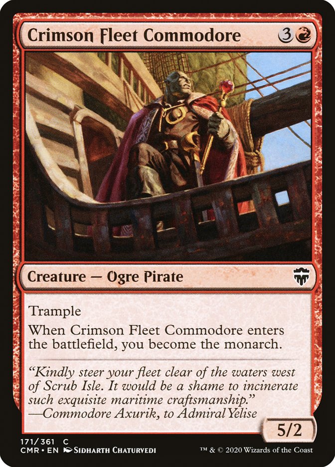 Crimson Fleet Commodore [Commander Legends] | Gate City Games LLC