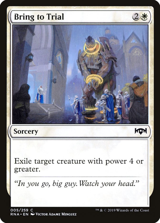 Bring to Trial [Ravnica Allegiance] | Gate City Games LLC